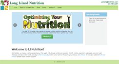 Desktop Screenshot of linutrition.com